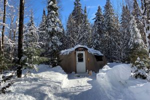 boreale chalets lanaudiere exterieur hiver jour
