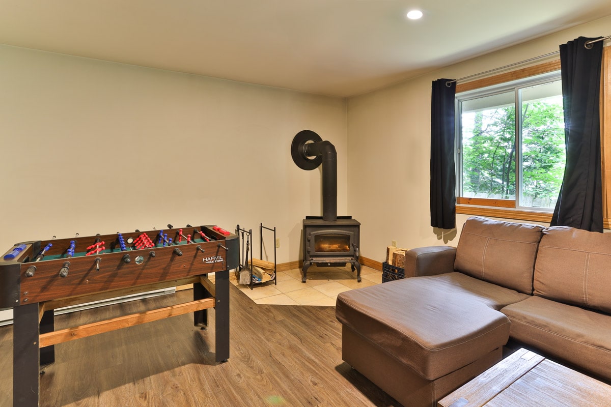 Villa des pins-Chalets Lanaudiere- salon 2