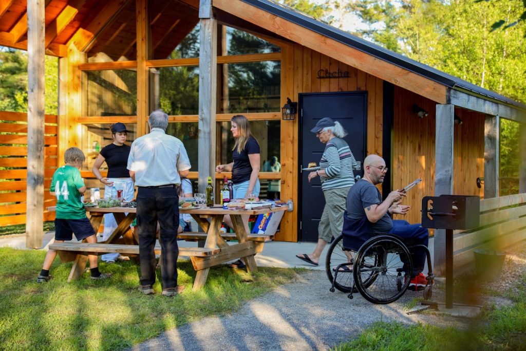 Mini-chalets accessibles